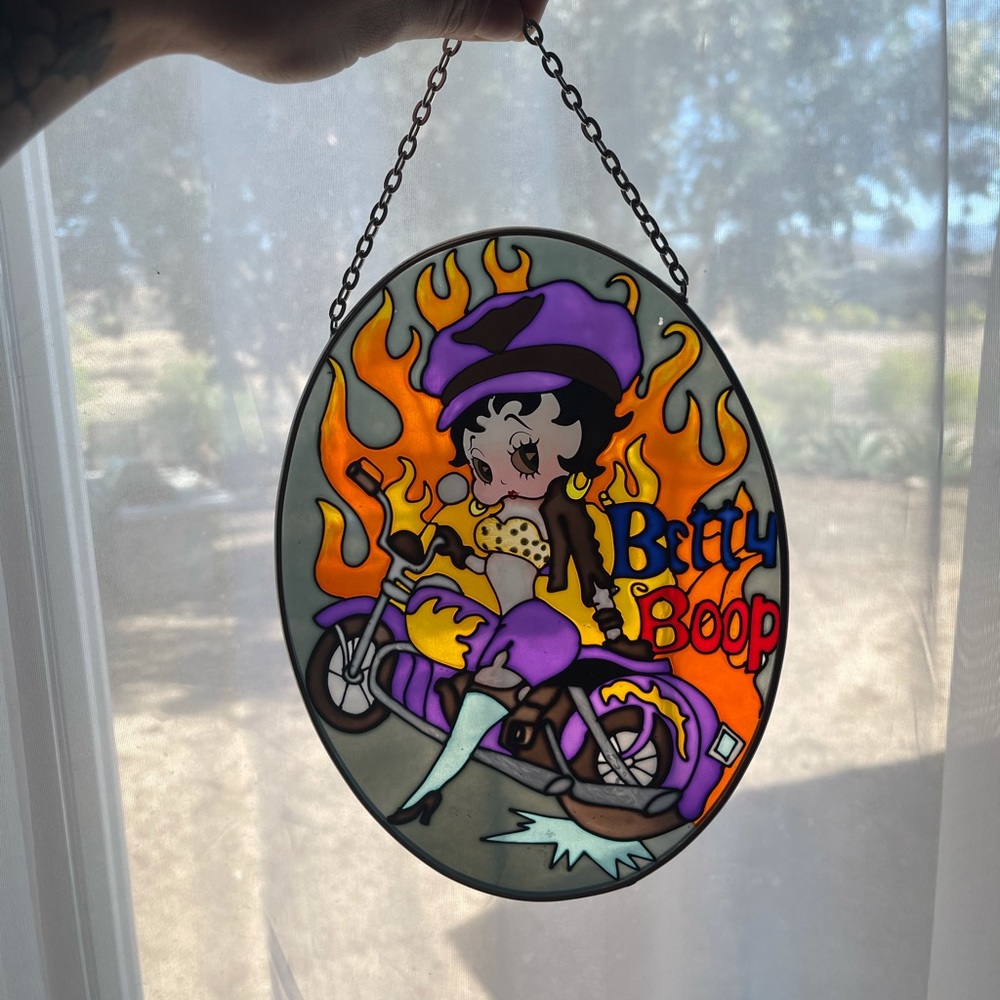 Betty Boop Stained glass